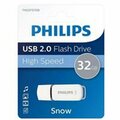 Signify USB2.0 Snow 32GB Flash Drive, White & Grey PH96388